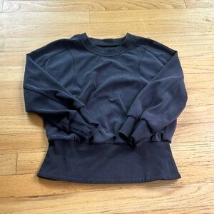 Lululemon Dark Grey Cropped Crew